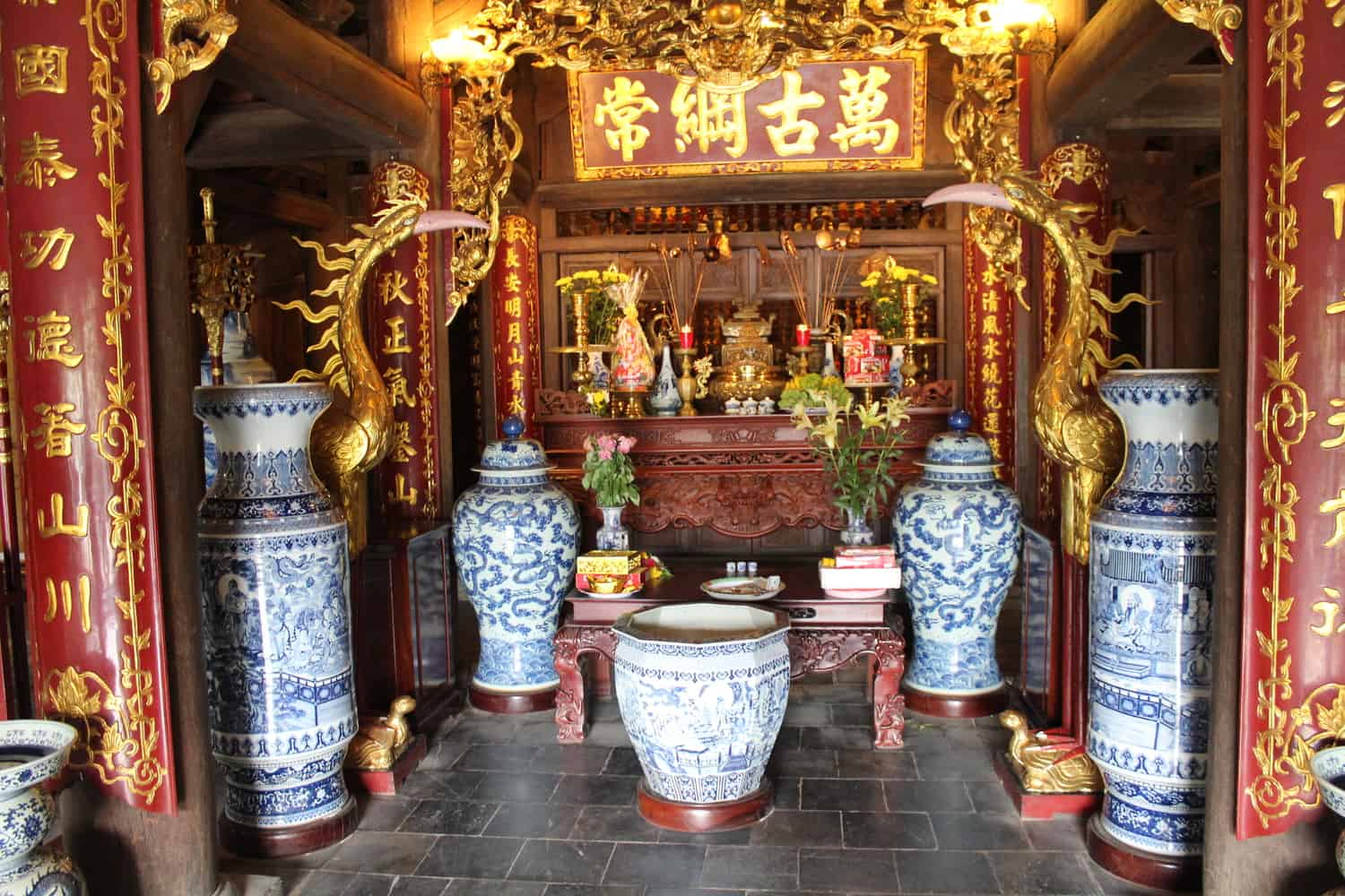 A Buddhist temple, Trang An, Vietnam