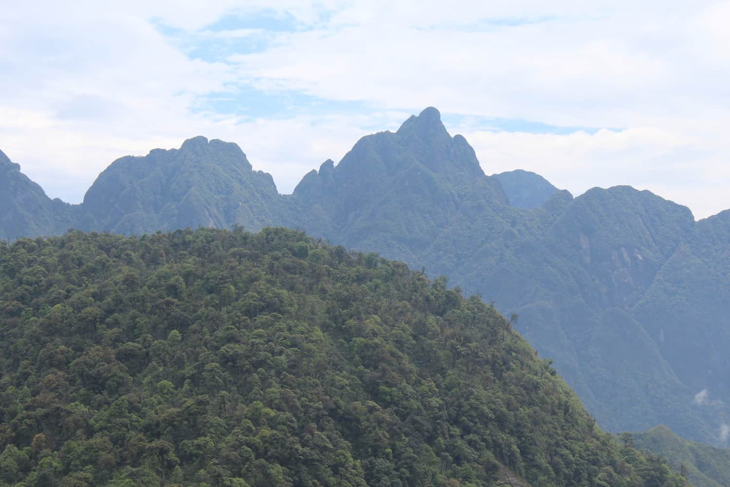 View from Fansipian Peak, Spa, Vietnam