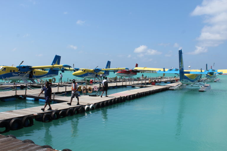 The seaplane terminal, Male, Maldives