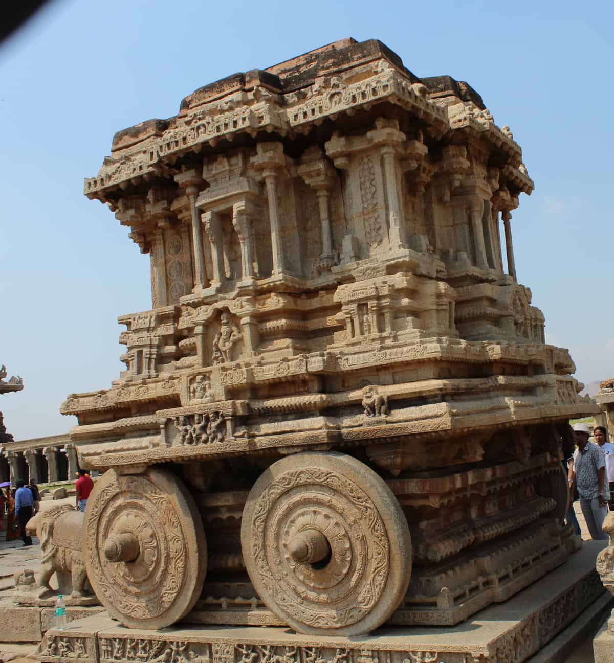 The chariot at Vittala temple, Hampi, Karnataka