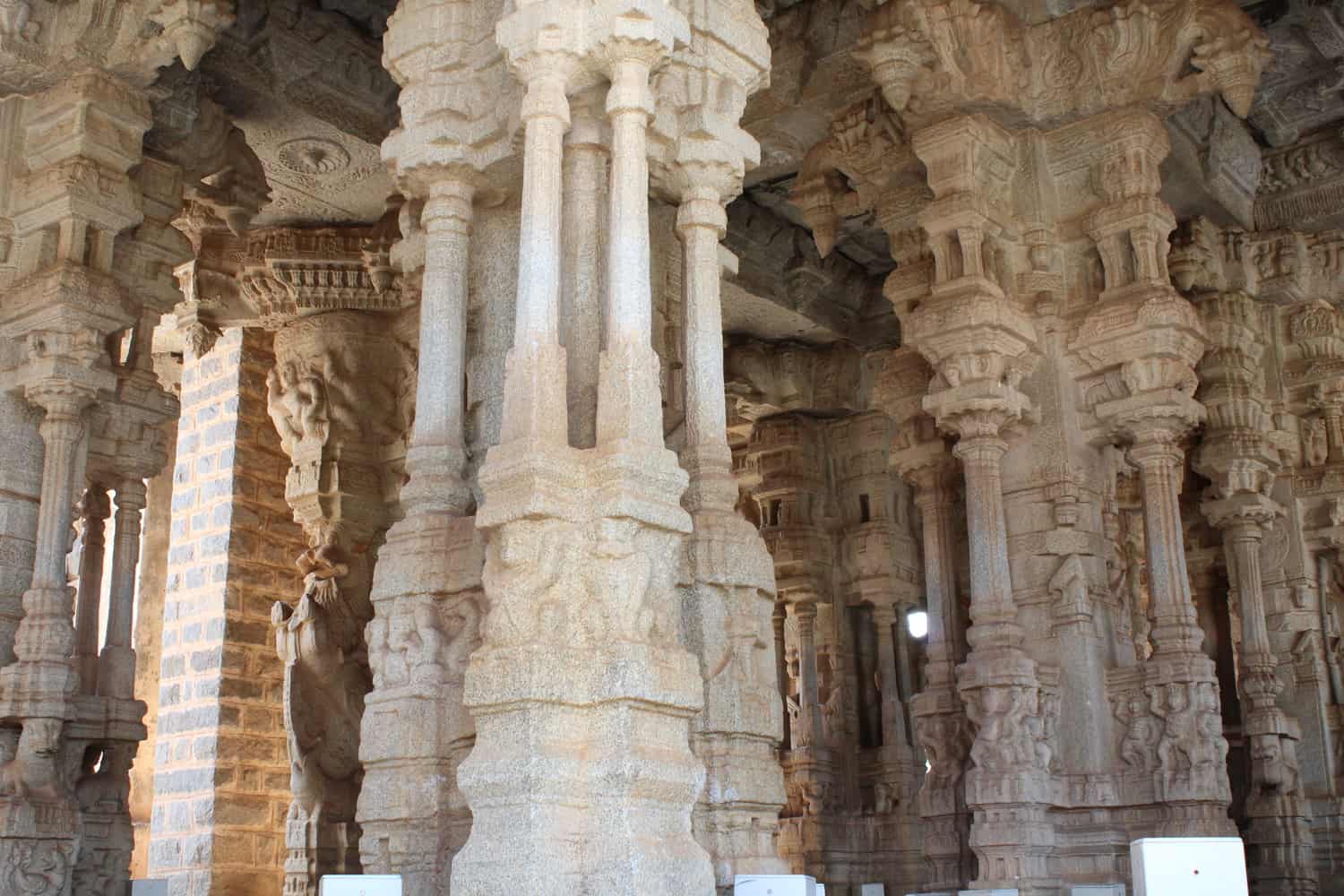 The musical pillars at Vittala temple, Hampi, Karnataka
