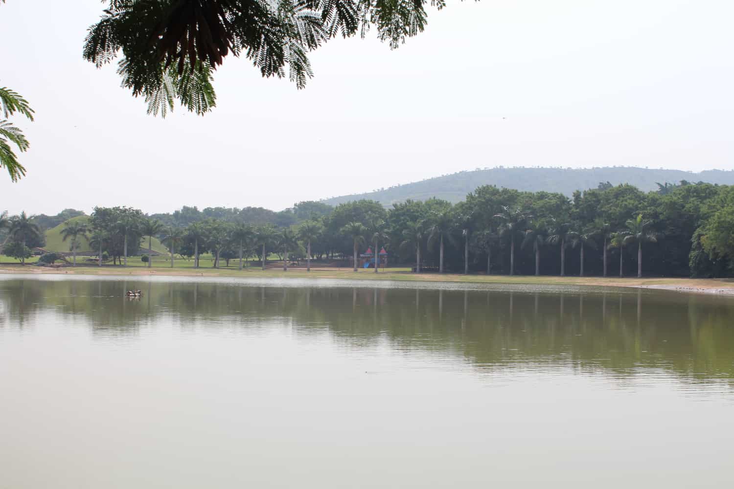 The lake at Vidyanagar, near Hampi, Karnataka