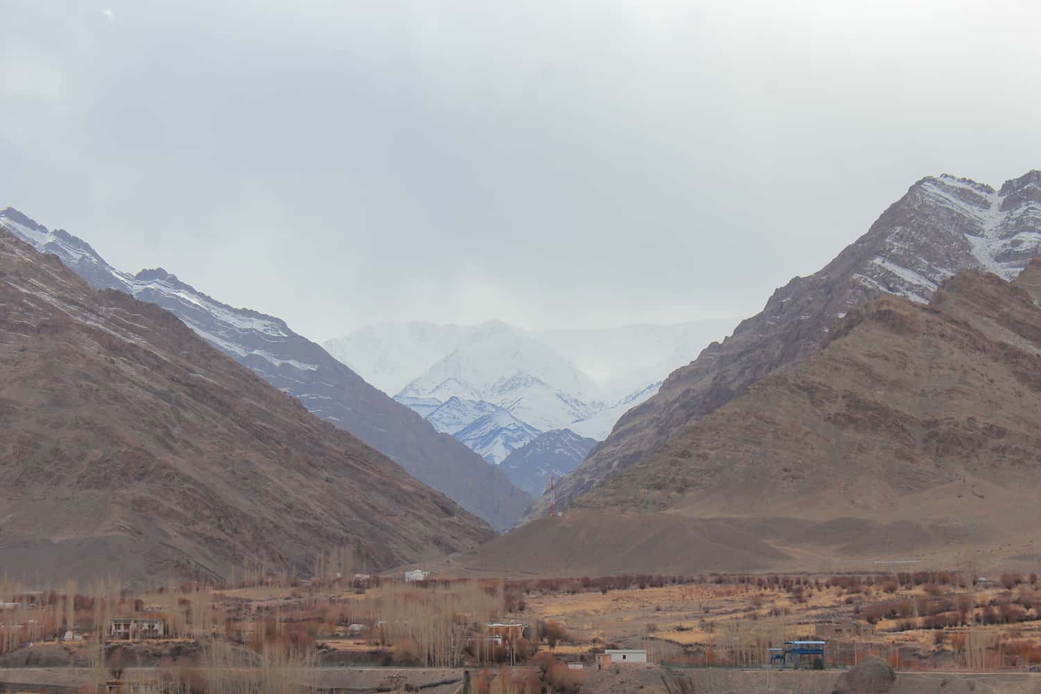 View of the mountains near Chimrey, Ladakh