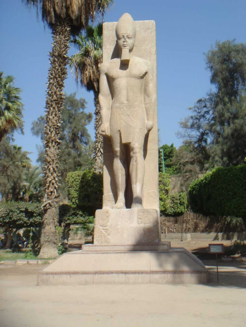 Statue of Ramses II in Memphis, Egypt