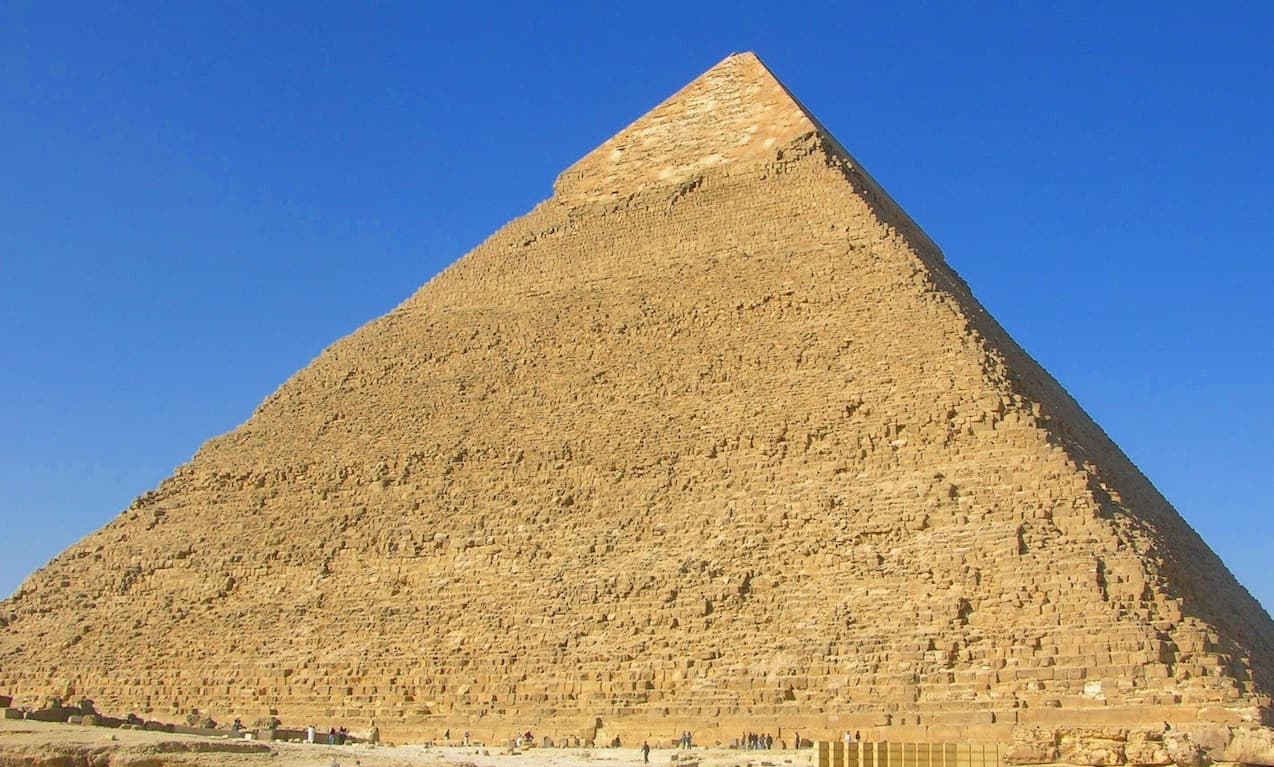 Pyramid of Khufu at Giza, Egypt