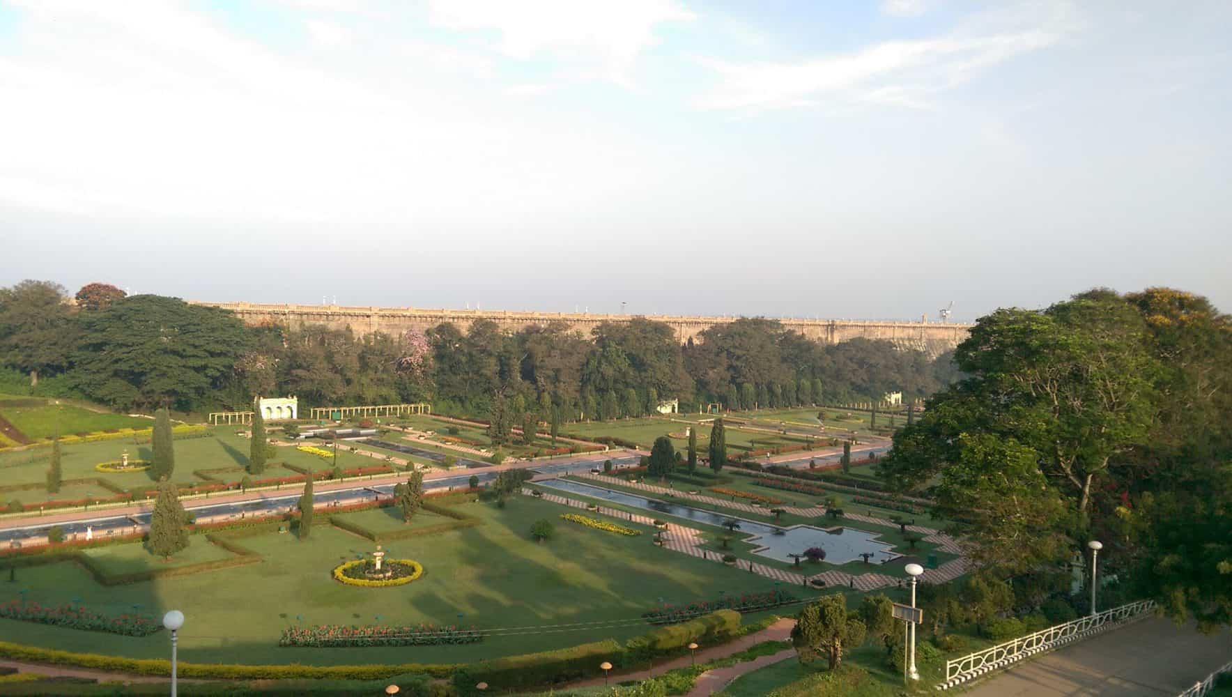 KRS Dam and Brindavan Gardens, Mysore, Karnataka