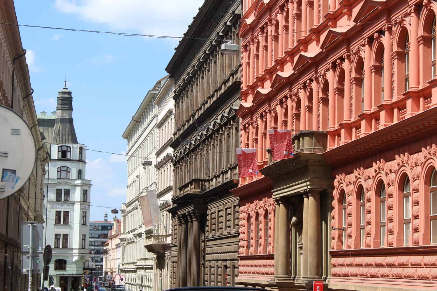 Beautiful old buildings at Prague, Czech Republic