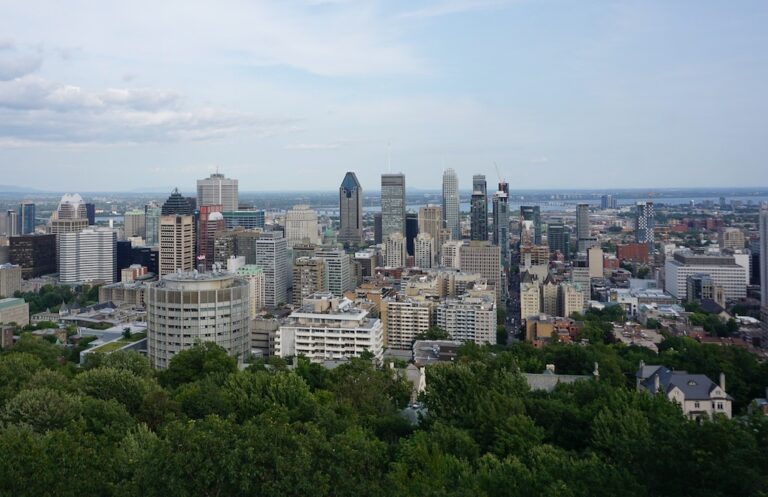 View of Montreal from Mont Royal, Canada