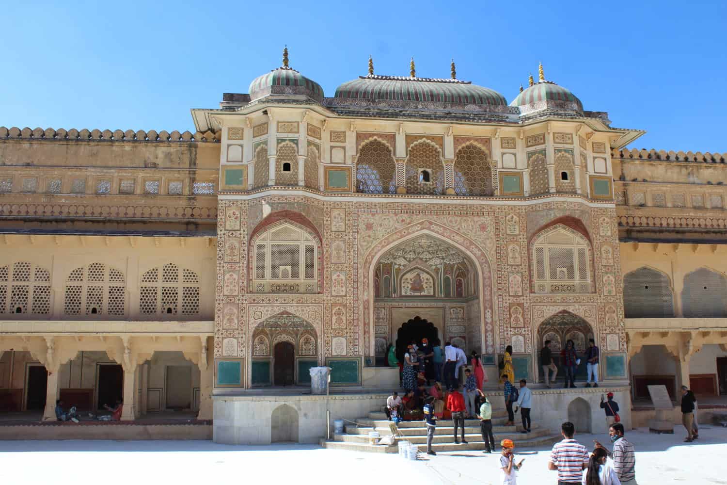 The gate at Amer fort, Jaipur, Rajasthan