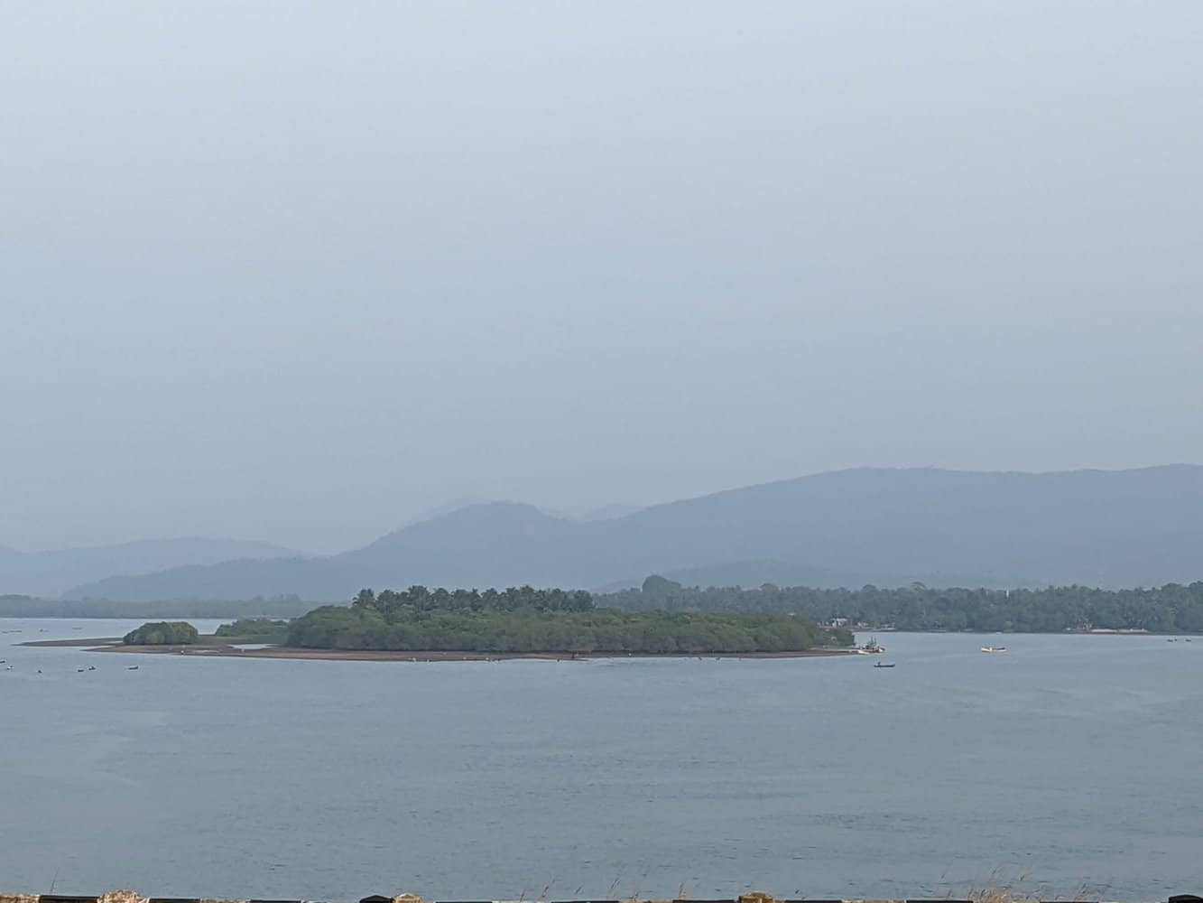 View from Kali river bridge, Karwar, Karnataka