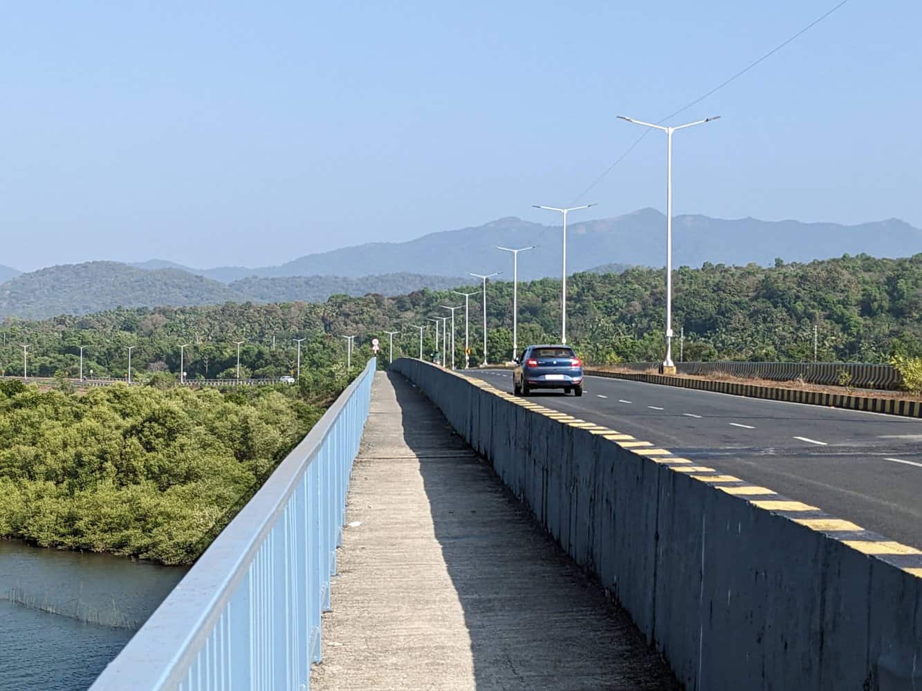 View from Talpona bridge, Goa