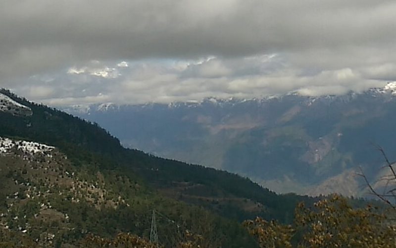 Before the clouds parted, Chelela Pass, Bhutan
