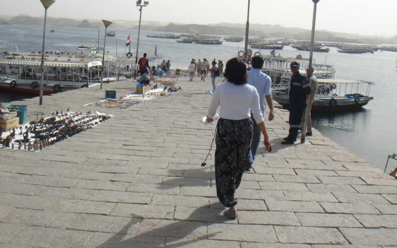 One of docks on the Nile cruise, Egypt