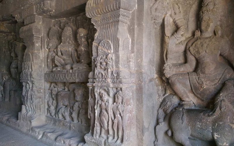 Ellora sculptures