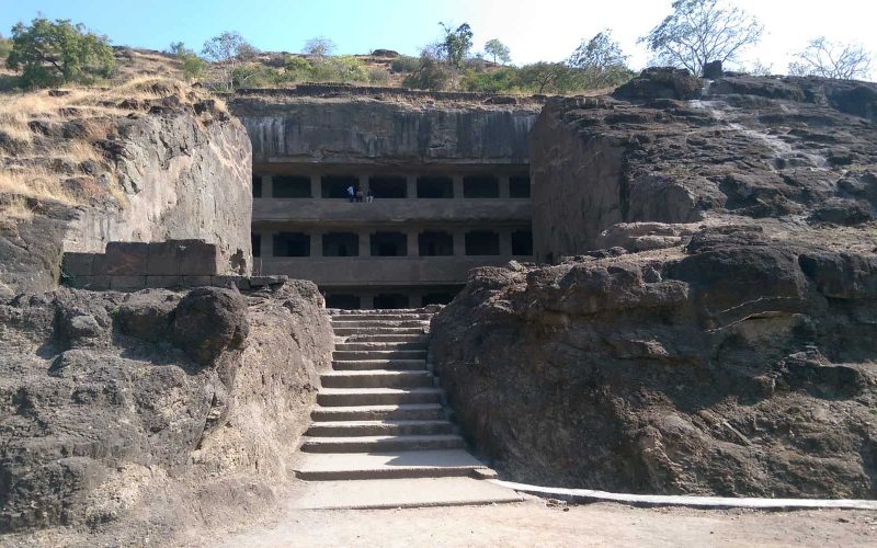 Ellora Monastery, cave 12