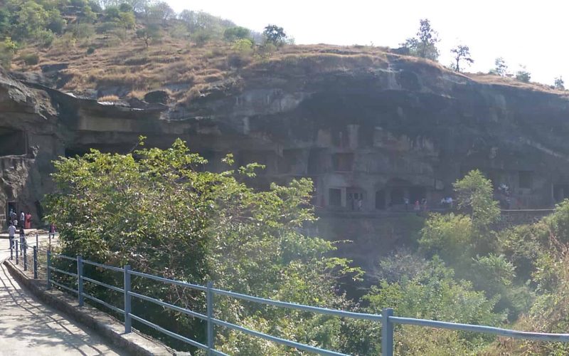 One end of Ellora caves
