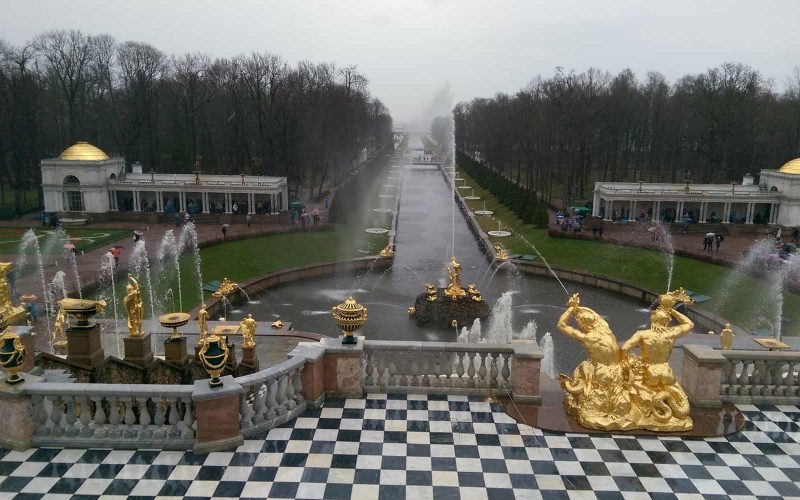 View from Peterhof palace