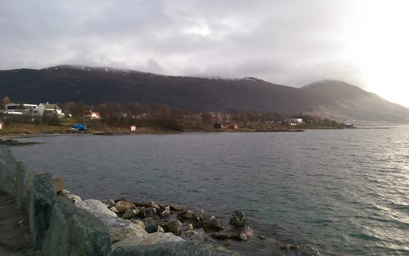 View from Telegrafbukta beach, Tromso