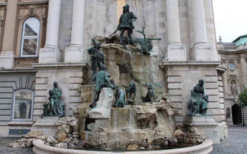 Fountain of King Matthais, Buda Castle, Budapest
