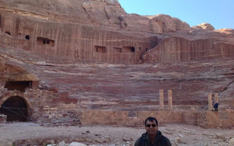 The theatre at Petra, Jordan