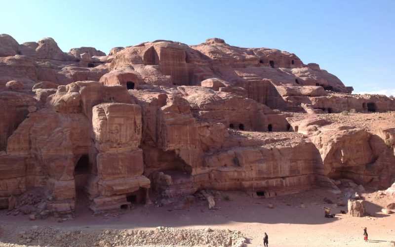 The tombs at Petra, Jordan