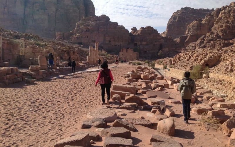 The Colonnaded street, Petra, Jordan