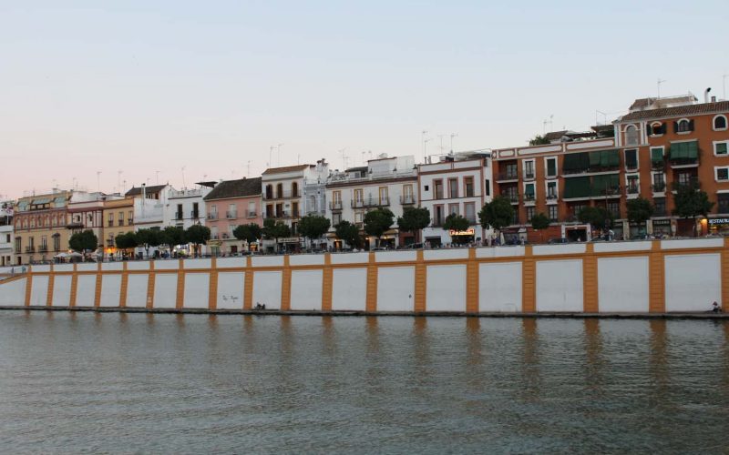 Triana riverfront, Seville, Spain