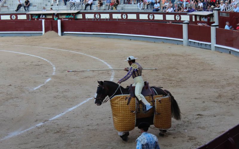 The Picador on the horse, Madrid, Spain