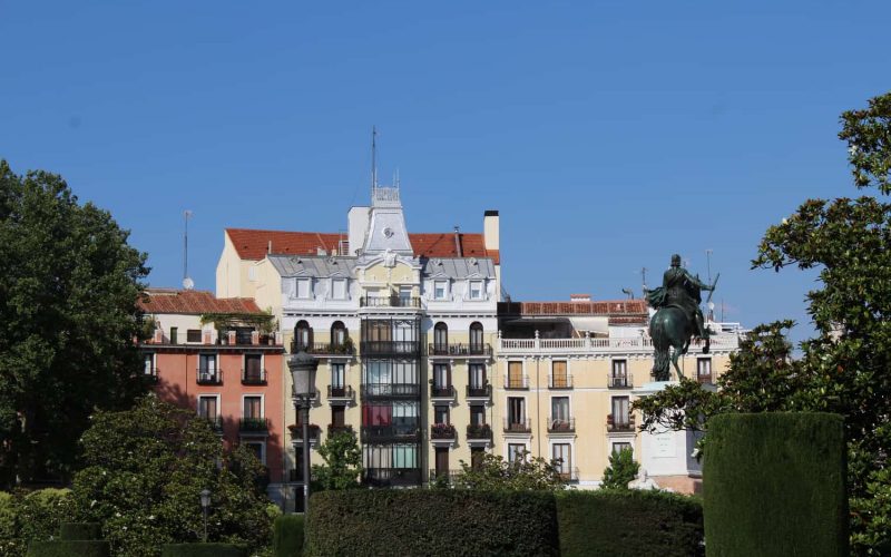 A beautiful building in Madrid, Spain
