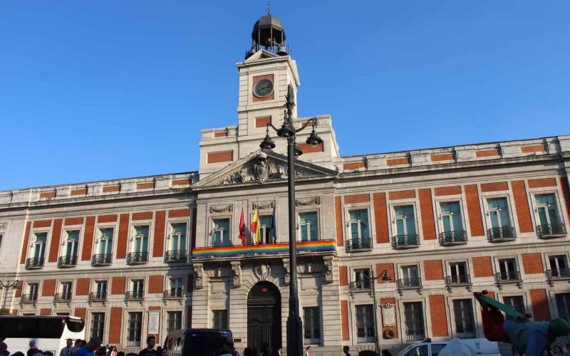 A beautiful building in Madrid, Spain