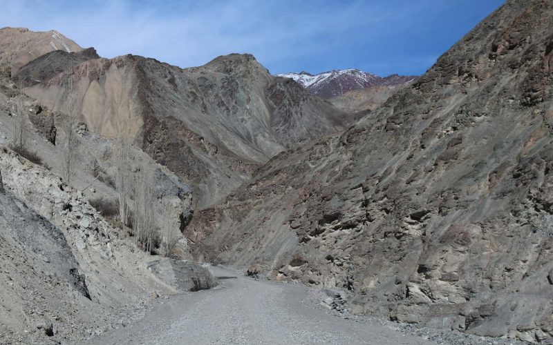Rocky hills near Chilling, Ladakh