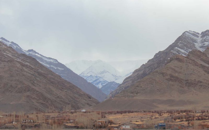 View of the mountains near Chimrey, Ladakh