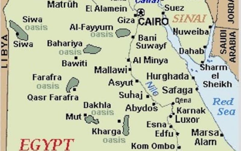 Map of Egypt