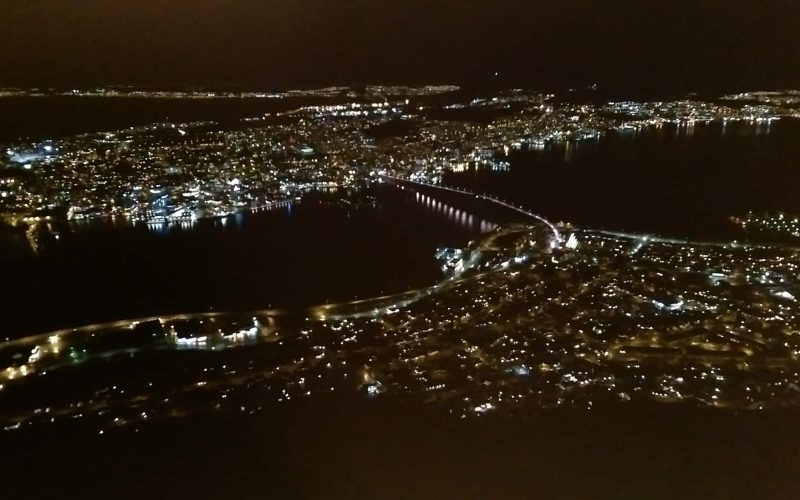 Tromso town from Storsteinen