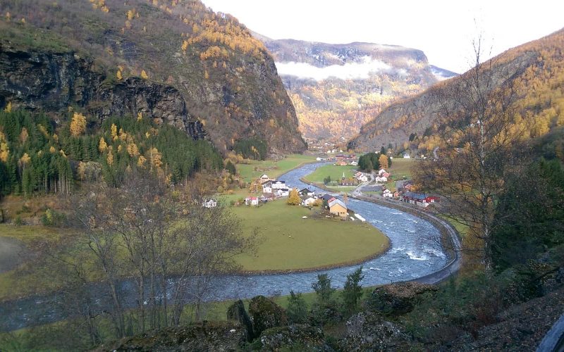 View from Flam rail