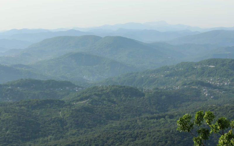 View from Mount Akhun, Sochi