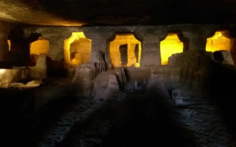 Ajanta, unfinished cave 24